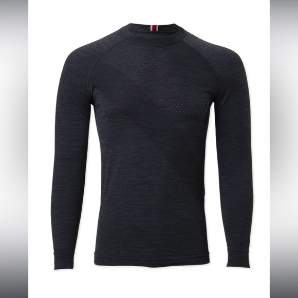 Tracksmith Other - Tracksmith Brighton Base Layer Shirt Mens XL Gray Wool Blend Long Sleeve Running